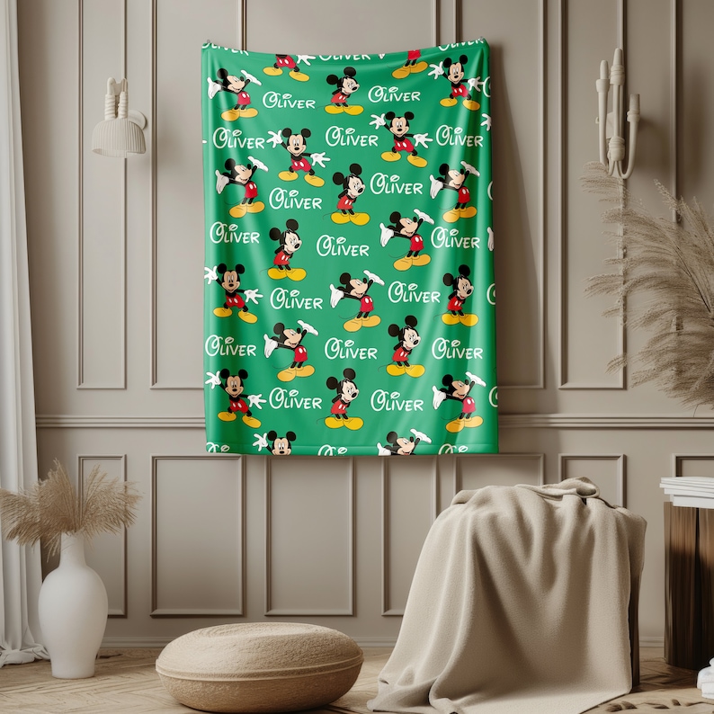 Enchanting Mickey Mouse Blanket A Cartoon Christmas Gift for Kids Enchanting Mickey Mouse Blanket A Cartoon Christmas Gift for Kids