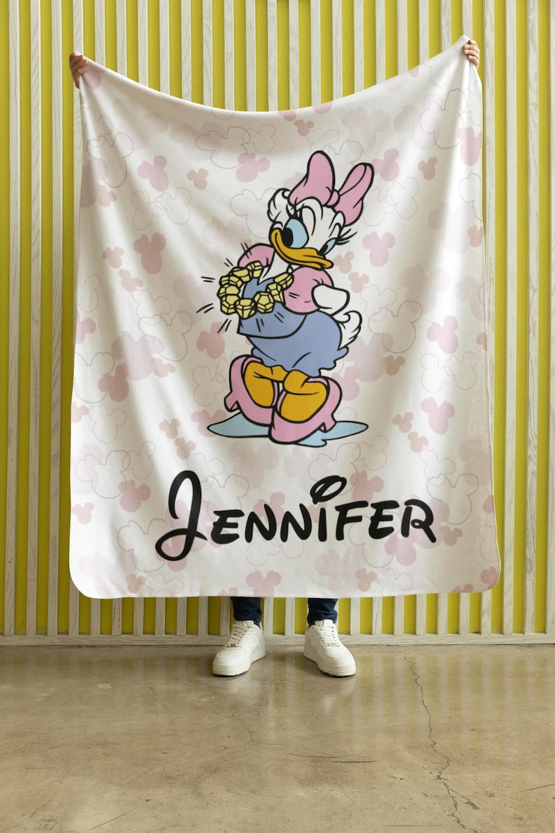 Personalized Mickey Minnie Friends Blanket Custom Name Soft Fleece Throw Personalized Mickey Minnie Friends Blanket Custom Name Soft Fleece Throw