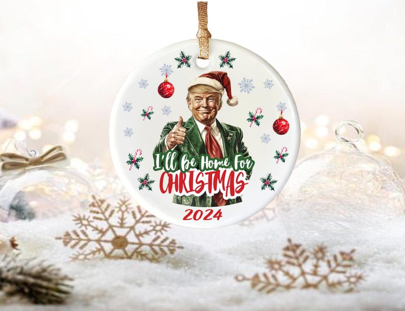 Trump Christmas Ornament A Humorous Gift for Christmas Cheer Trump Christmas Ornament A Humorous Gift for Christmas Cheer